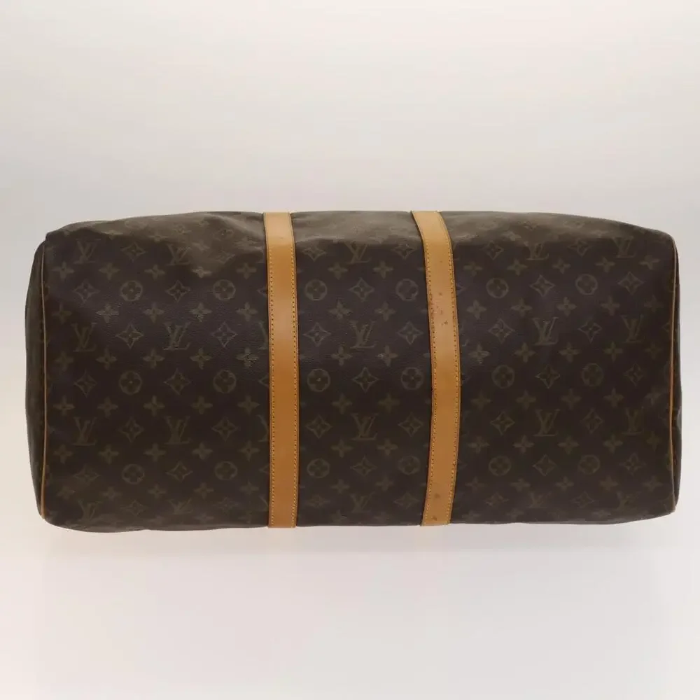 LOUIS VUITTON Monogram Keepall 55 Boston Bag M41424